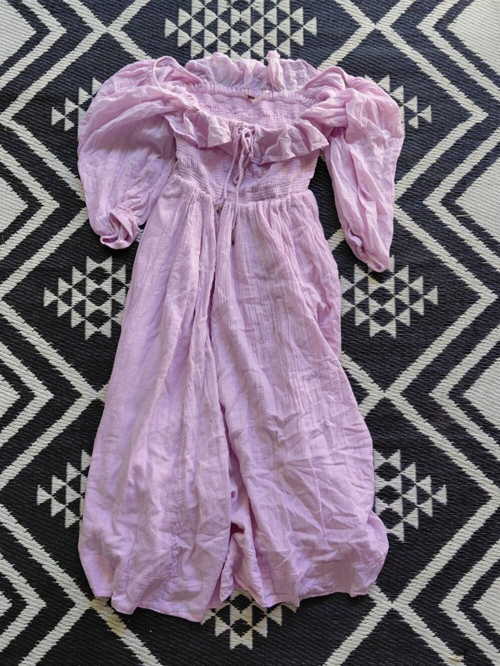 FREE PEOPLE  l Oasis Midi Dress l light lavender color l brand new l never worn